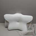 Cervical Neck Pillow - Ergonomic Side Sleeper Pillow for Pain Relief, Cooling Cervical Pillow for Sleeping, Contour Orthopedic Memory Foam Pillows for Back Stomach Sleepers (Blue)