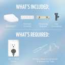 TOTO WASHLET S5 Electronic Bidet Toilet Seat with Instantaneous Water Heating, PREMIST and EWATER+ Wand Cleaning, Round, Cotton White - SW3445#01