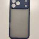 Liquid Silicone Case for iPhone 17 Pro Max, Premium Rubber Gel Silicone Case, Anti-Scratch Soft Microfiber Lining Case Flexible Bumper Cover for iPhone 17 Pro Max, Darkblue