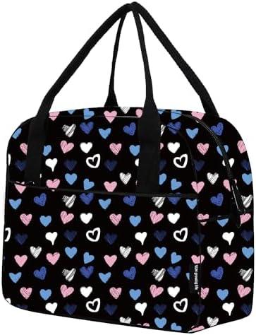 VLM Lunch Bag,Lunch Box for Women Men,Reusable Insulated Lunch Tote,Small Leakproof Cute Lunch Cooler with High Capacity for Work,Picnic,Campin