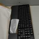 CHONCHOW USB Wireless Gaming Keyboard and Mouse Combo, LED Backlit Ergonomic Mechanical Feeling Keyboard, Rechargeable 2500mAh Battery, Anti-ghosting Keyboards 7D 3600DPI Mice for PC Gamer (black,rgb backlit)