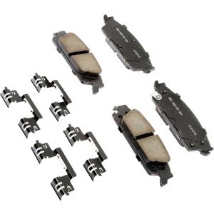 ACDelco Gold 17D1707CHF1 (19428015) Ceramic Rear Disc Brake Pad Kit