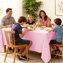 Pink Tablecloths for Rectangle Tables, 60 x 102 Inches