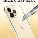 3 x [3 Pack] Screen Protector for iPhone 14 Pro,iPhone 14 Pro Camera Protector, iPhone 14 Pro Front and Back Screen Protector Tempered Glass [Anti-Scratch][New Version] Protective Film(6.1")