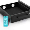 Under Desk Drawer Slide-Out Lockable Metal Storage Drawer with Cable Management for Office & Home (Single, Non-Bracketed)