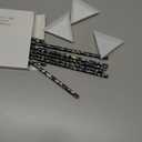 Blulu 10 Pcs Wax Pencil for Rhinestone Nail Point Drill Wax Pen Diamond Art Dotting Pen Self Adhesive Resin Picker Pencil Gem Picker Tool with 5 Pcs Triangular Bead Sorting Plate for Nail DIY Decor