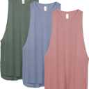 icyzone womens Soft (Large, Dusty Pink/Country Blue/Smoke Pine)