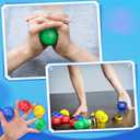 Sotiff 100 Pcs Stress Balls Bulk for Adults Colorful Foam Stress Relief Gift Toys with Motivational Quotes Squeeze Balls for Office Relief Employee Appreciation(Four Colors,Uplifting)