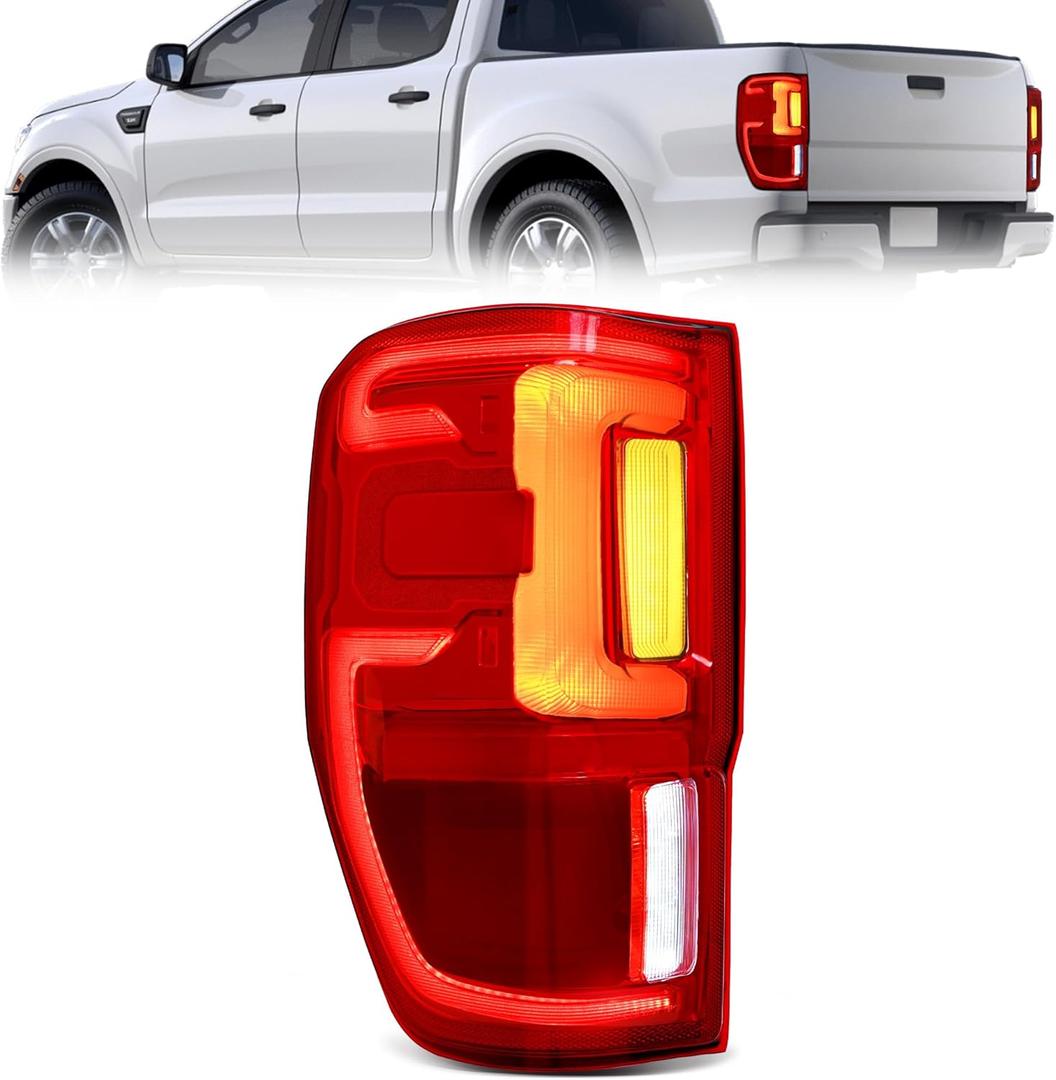 Tail Light With Blind Spots W/Blind Spot (Module NOT Included) Fit For 2019-2023 Ford Ranger 19-23 Ranger Rear Brake Lamp Left Side