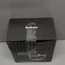 Stainless Steel Salad Spinner, 4.8 Qt Vegetable Washer, BPA-Free Lettuce Dryer with Crank Design, Dishwasher Safe, Non-Slip Base - Black Lid