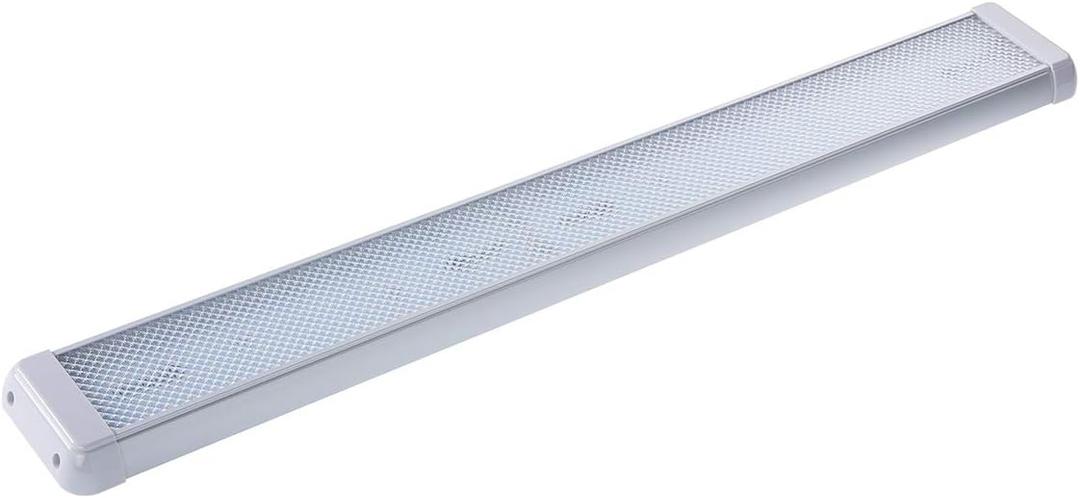 Raycharm RV & Truck Interior LED Under-Cabinet Light, 29.9" x 3.9" Aluminum Housing, 6000K Cool-White Large Spaces Illuminating, High-Output Low Ampere Draw, On/Off Rocker Switch, 12V-24V DC, 1-Pack