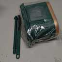 Basaza Toilet Brush and Holder Set Toilet Bowl Cleaning Brush and Holder for Bathroom 4 in 1 Dark Green Toilet Bowl Cleaner Brushes & Holders Bathroom Accessories Floor Standing or Wall Mounted