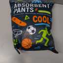 Carer Washable Incontinence Underwear for Children with Front Absorbent 80ML Cotton Reusable Boys Incontinence Underwear Breathable Kids Absorbent Leak Proof Briefs for Boy Age 4-18, 5 Pack, Small (2 Black/ 2 Orange/Green)