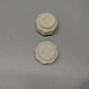 1/2" Female ABS Bulkhead Fitting, Plastic Water Tank Connector Adapter Fitting with Plugs for Outdoor rain Barrel Garden Hose Adapter Spigot kit Water Tank Gallon Drain Bucket(Set of 2)