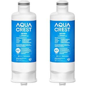 AQUA CREST DA97-17376B Replacement for Samsung® DA97-08006C, HAF-QIN/EXP, RS27T5200SR, RF28T5001SR, RF24R7201SR, RF28R6201SR, AQF-FF45, Refrigerator Water Filter, 1 Pack