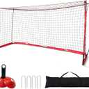12X6FT Soccer Goals,Portable Soccer Net for Backyard Practice.