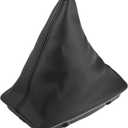 X AUTOHAUX Car Shift Boot Cover Gear Shift Knob Handbrake Gaiter Boot PU Leather for Mercedes-Benz C-Class W204 2008-2013