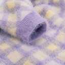 7 x Dog Sweater, Sweaters for Small Dogs, Warm Soft Pet Clothes for Puppy, Medium Large Cat, Dogs Girl or Boy, Dog Shirt for Winter Christmas (Purple, Small)