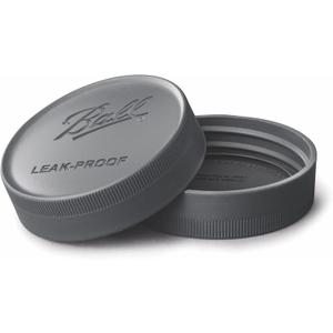 Ball Leak-Proof Storage Lids, for Glass Mason Jars, Used for Canning, Pickling, Juice, Jam, Jelly freezer-safe 6-Count, Pack of 2
