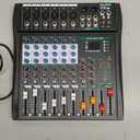 XTUGA 6 Channel Audio Mixer, Professional Sound Board Mixer, DJ Mixing Console System Audio Interface,48V Phantom Digital Effect for PC Podcast Studio Karaoke Streaming Live Recording(CT60)