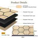 ArtVivid 4 Pack Acoustic Wall Panel, Soundproof Foam Panels for Wall