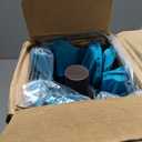 JEAREY 9FT Outdoor Patio Umbrella Outdoor Table Umbrella with Push Button Tilt and Crank, Market Umbrella 8 Sturdy Ribs UV Protection Waterproof for Garden, Deck, Backyard, Pool (Apple Green)