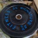 Fitvids 2-Inch Olympic Bumper Plates, 45 LBS, Pair