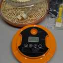 18 Egg Incubator with Automatic Egg Turning and Humidity Control, Incubators for Hatching Eggs, Chicken, Ducks, Goose, Pigeon, Quail, Parrot Incubator for Farm, Lab, Science Classroom, Home (Orange)