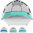 Beach Tent Pop Up Shade, Instant Beach Tents Sun Shelter with UPF 50+ UV Protection, Lightweight & Easy Setup Tent