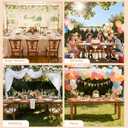 Over The Table Rod Stand with Clamps Adjustable Length Black Table Arch 28"-69" Tall 30"-98" Length Arch Hanging, for Wedding Birthday Party Halloween Christmas Party
