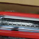 Dash Clear View Toaster - Features Large Window & Extra-Wide Slots - Auto-Shut Off Feature - Bagel Functions, & Seven-Browning Levels - 1-Touch Defrost - Red
