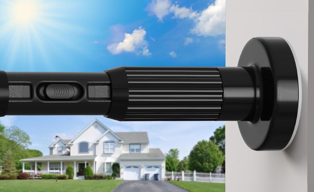 MEXAU Black Tension Curtain Rods for Windows 41-146 Inches Heavy Duty Tension Rod Adjustable Curtain Rods No Drilling for Bathroom Living Room Outdoor Patio Hold Up Blackout Curtains and Non Slip
