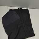 OUGES Womens Stretchy Maternity Over Belly Casual Work Straight Leg Pants Ankle Business Office Trousers with Pockets (Large, Black)