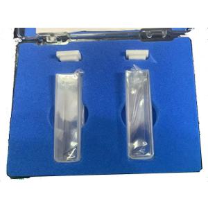 UV Quartz Cuvettes for Spectrophotometer Standard Quartz Cells (Set of 2 Pcs) (Optical Windows: 2; Spectral Range: 190-2500 nm; Pathlength: 10 mm; Volume: 3.5 ml; A Non-Sealing PTFE Cover)