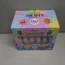 24 Colors Tie Dye Kit, Tie Dye Set for Kids, Pre-Filled Bottles, Non Toxic Permanent Fabric Dye Art Set, Easy DIY Fabric Art - Create Fun (24 Colors)