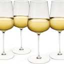 Spiegelau Definition Crystal Universal Wine Glasses for Red and White Wines, Durable Drinking Glasses for Housewarming, Birthday Party, Wedding Gifts, Home Bar, Elegant Glassware, 19 oz, Set of 4