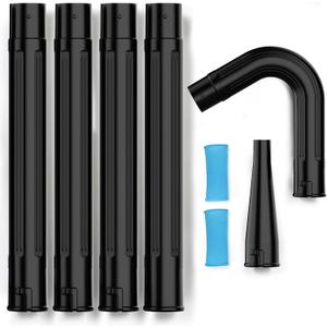 Sealegend Gutter Cleaning Tools for 2-1/2 in. Wet/Dry Vacuum Cleaner, Shop Vac Hose Attachments for Cleaning or Blowing Debris from Gutters Up to 5.6FT, Upgrade Lockout Design Shop Vac Accessories