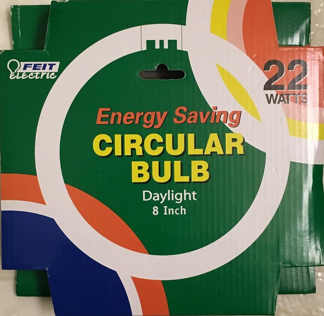 Feit Electric 22 watts T9 8 in. Dia. Circline Fluorescent Bulb Daylight Linear 6500 K 1 pk