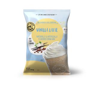 Big Train Blended Ice Coffee, Vanilla Latte, 3.5 Pound, Powdered Instant Coffee Drink Mix, Serve Hot or Cold, Makes Blended Frappe Drinks (EXP 02/23/27)