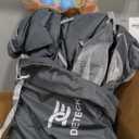 Foldable Baby Playpen with Mat - 74"X50" Large Play Yard for Babies and Toddlers - Indoor & Outdoor Portable Playpen with Storage Bag & 30 Ocean Ball - Baby Fence with Visible Mesh & Zipper Door,Grey