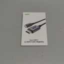 acer USB C to HDMI Cable for Home Office 6.6FT (4K@60Hz), Thunderbolt 4/3 Compatible, High-Speed Type C to HDMI 2.0 Braided Cord for MacBook, iPhone 17/16 Pro/Max, iMac, iPad Pro, Galaxy S25, Surface