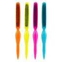 WINSUN Hair Brush, Three row Boar & Nylon Bristle Teasing Hair Brush for Creating Volume and Hair Care, Scalp Massage for Hair Growth. Great for all Hair Types (4-pack)