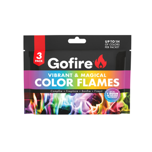 (Pack of 3) Gofire Colour Flames Color Changing