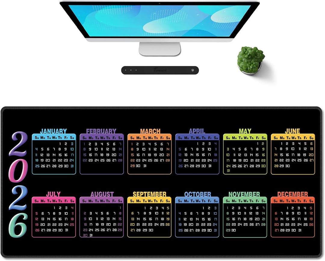 Galdas Gaming Mouse Pad XXL XL Large Long Extended Big Mousepad Non-Slip Rubber Keyboard Mouse Pad with Stitched Edges for Laptop Home Office (2026, 35.4 * 15.7)