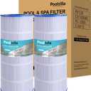 Poolzilla [2 Pack Pool Filter Cartridge, Compatible with PA120, CX1200RE, C1200, Unicel C-8412, Filbur FC-1293, Waterway Clearwater II, Pro Clean 125, 817-0125N [L x OD: 23.25" x 8.94'']