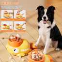 Dog Interactive Treat Dispenser, Duck Treat Dispenser for Dogs to Train Problem-Solving Skills, Food Puzzle Slow Feeder for Small & Large Cats Dogs