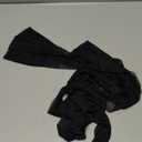 VOGEL VERE Classic Thigh High Stockings for Women, Inelasticity Retro Sheer Stockings for Daily Wear (Large, Black)