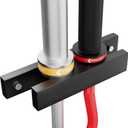 Barbell Holder, Wall Mount Barbell Storage Hanger for Vertical Barbell Wall Rack, Garage Gym Olympic Bar Holder, Fits Under 40 mm Bar in Size