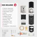 Kwikset Halo Touch Fingerprint Wi-Fi Smart Lock, Keyless Entry Door Low Profile Deadbolt, Geofence Auto-Unlock, Grade AAA Certified, No Hub Easy Install, Satin Nickel Lifetime Finish Warranty, Arch