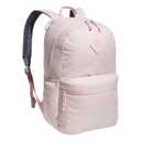 adidas 3-Stripe Classic Backpack for Men and Women, Bag with Laptop Sleeve, Sandy Pink/Onix Grey/5.0, One Size